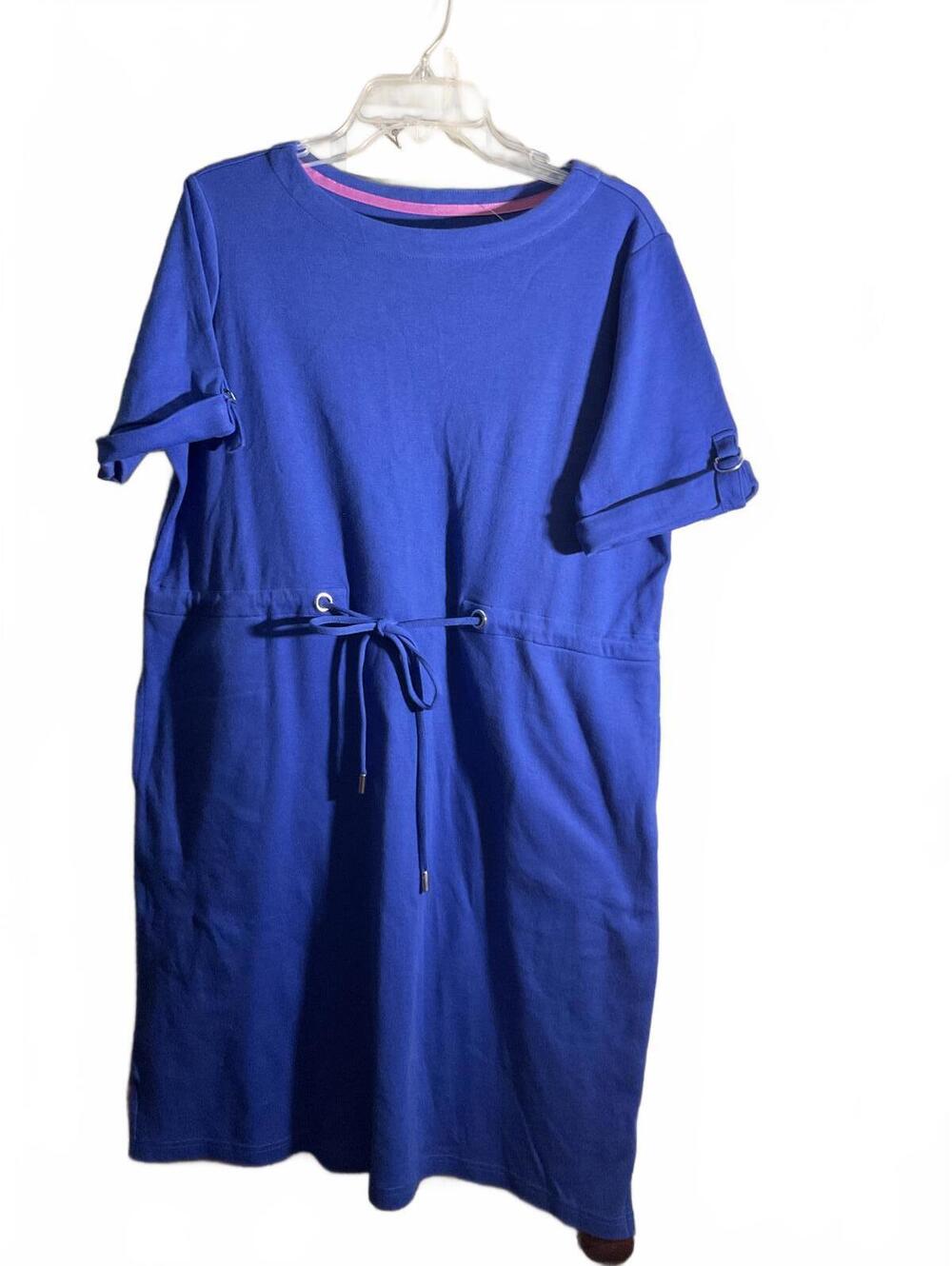 Appleseeds Casual Tie-Waist Shift Dress - Comfortable Everyday Wear Large
